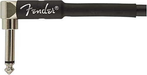 Fender Professional Series Instrument Cable, Guitar Cable 10 ft, Stage Ready with Anti-Kinking Design, Black