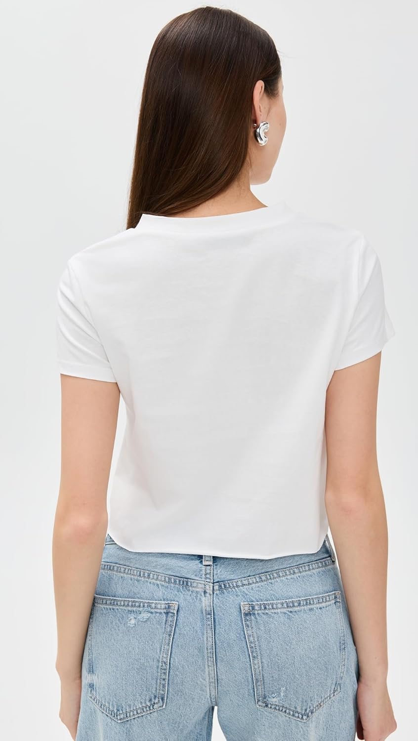 Women's North Light Tee, Foam, White, S