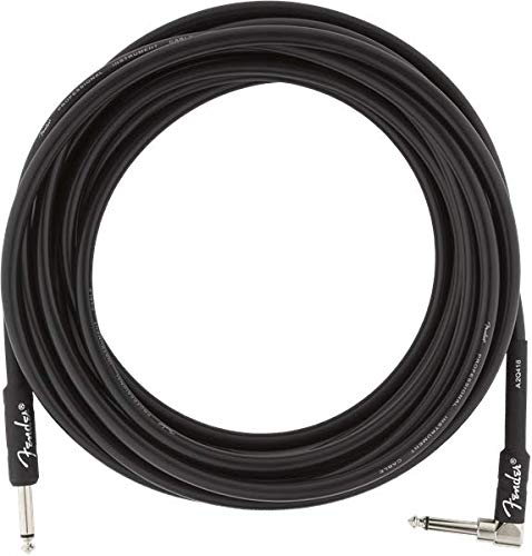 Fender Professional Series Instrument Cable, Guitar Cable 10 ft, Stage Ready with Anti-Kinking Design, Black