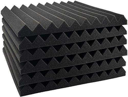 Acoustic Panels Studio Foam Sound Proof Panels Nosie Dampening Foam Studio Music Equipment Acoustical Treatments Foam 12 Pack-12''12''1''